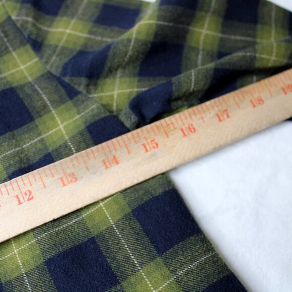 Banana Republic Pixel Plaid Women Flannel Shirt Petite XS - Picture 7 of 9